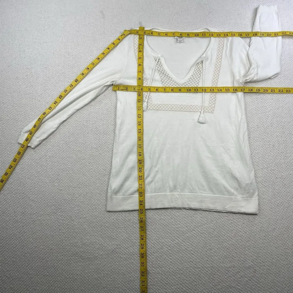 J. Crew ivory tunic